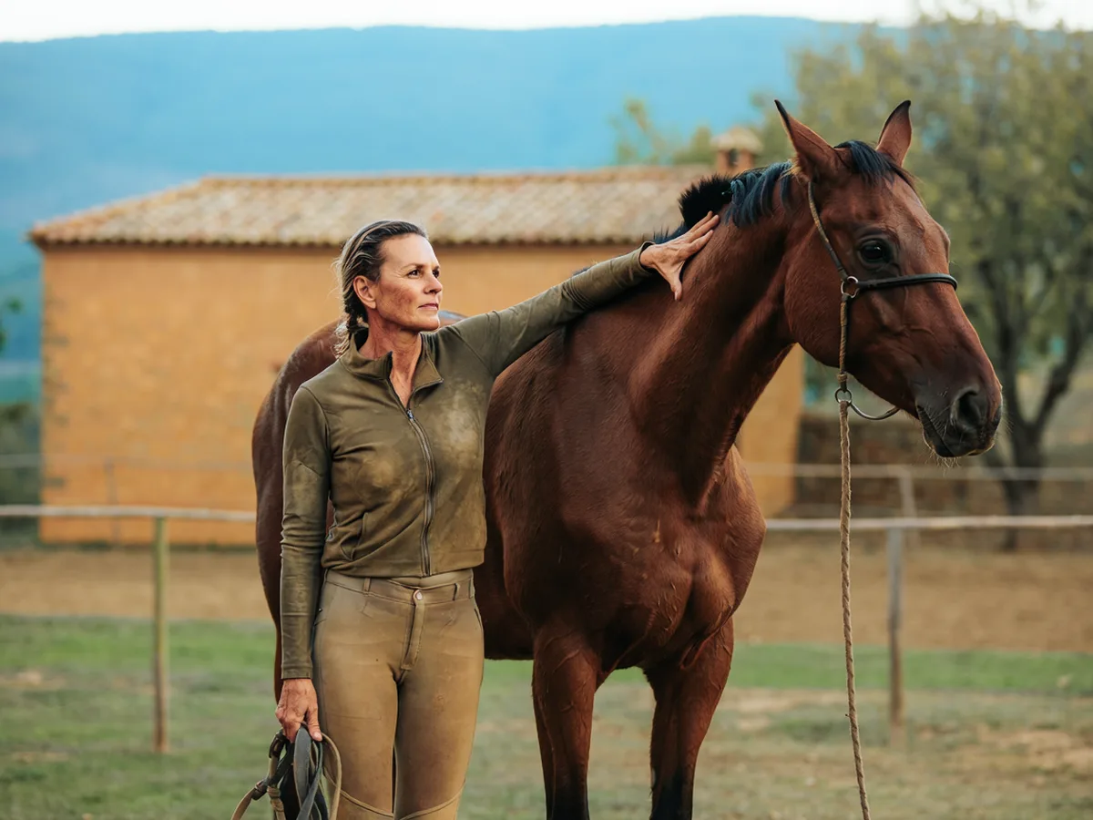 Cours d'équitation à Montvendre, Drôme
