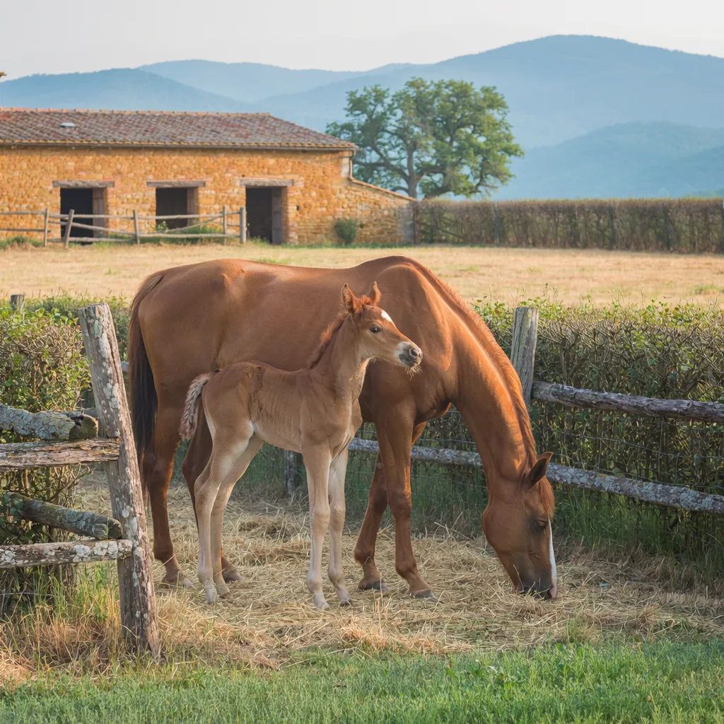 Élevage de chevaux, La Clef des Champs, Montvendre