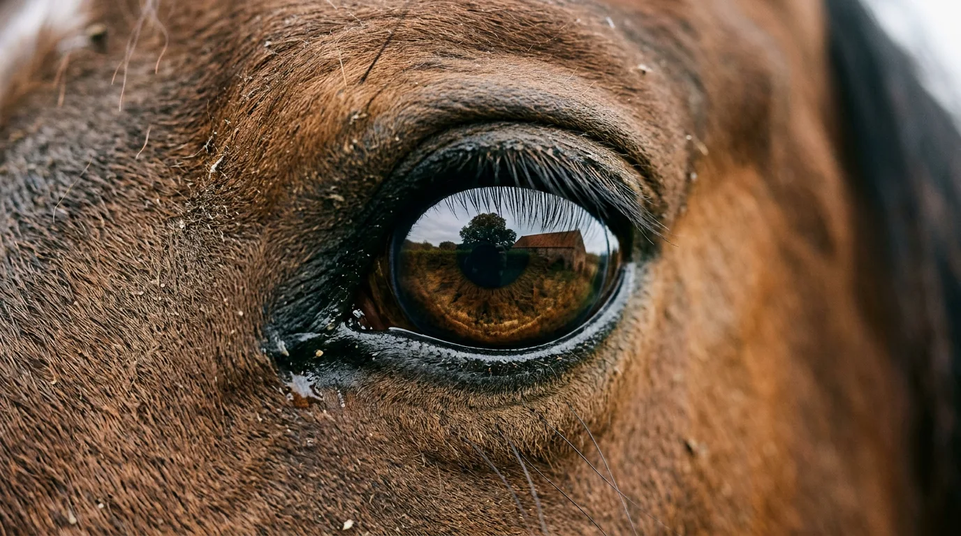Un regard de cheval, La Clef des Champs, Montvendre